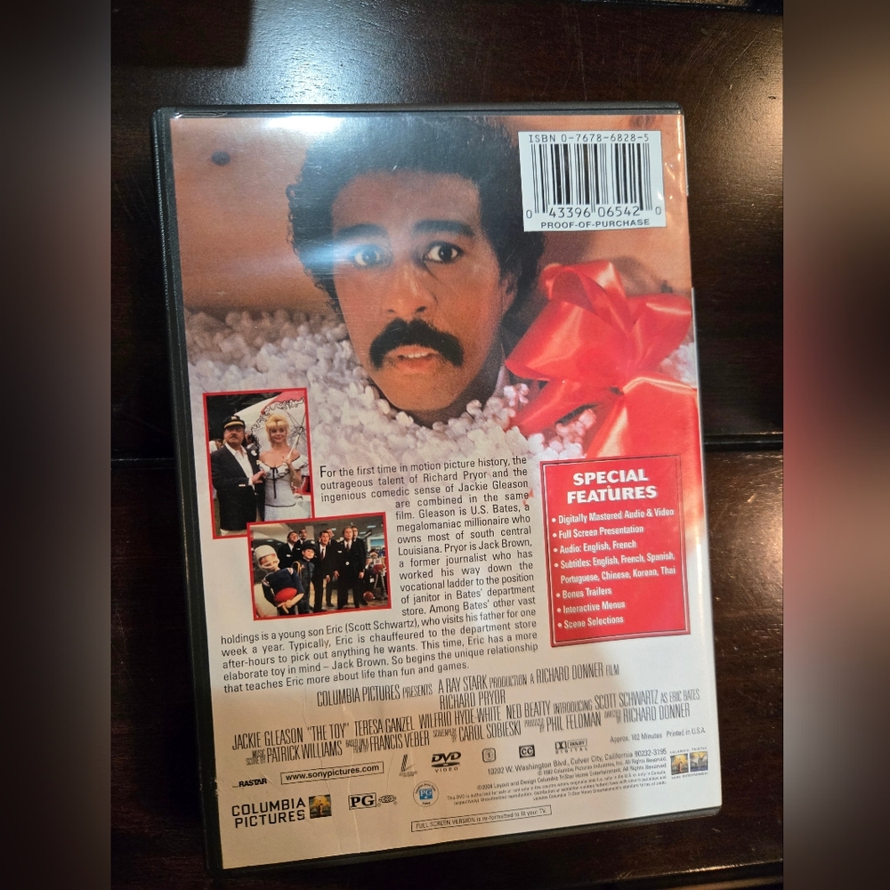 The Toy DVD - Classic Comedy with Red Cover Art - Picture 2 of 3